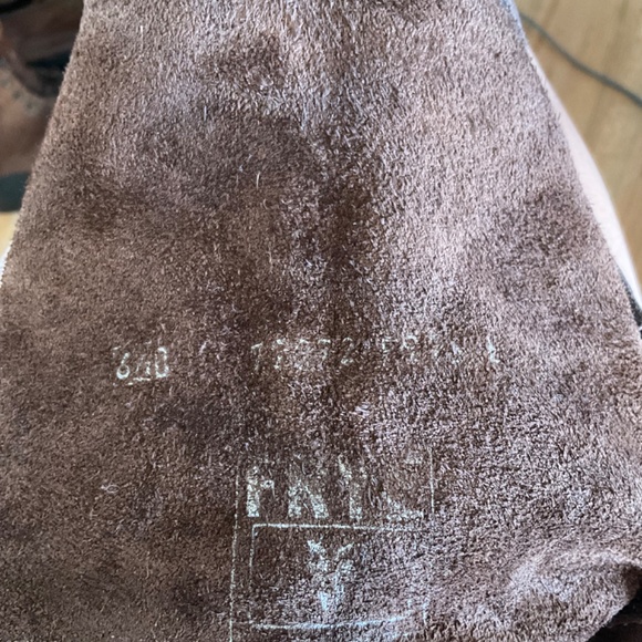 Frye Women’s Size 6.5 Bari Boots- Tall Slouchy Brown Suede Leather - Picture 11 of 14